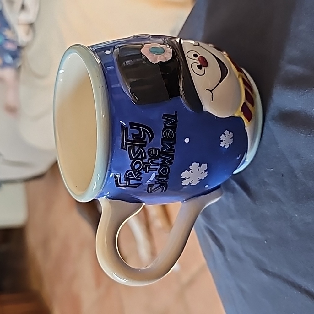 Frosty the snowman mug